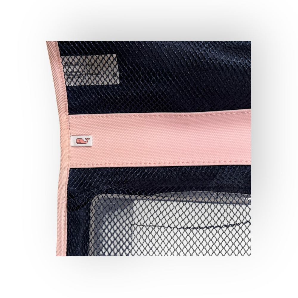 Vineyard Vines Baby Changing Pad Navy Blue & Pink Folding Bag Travel size - Picture 4 of 11